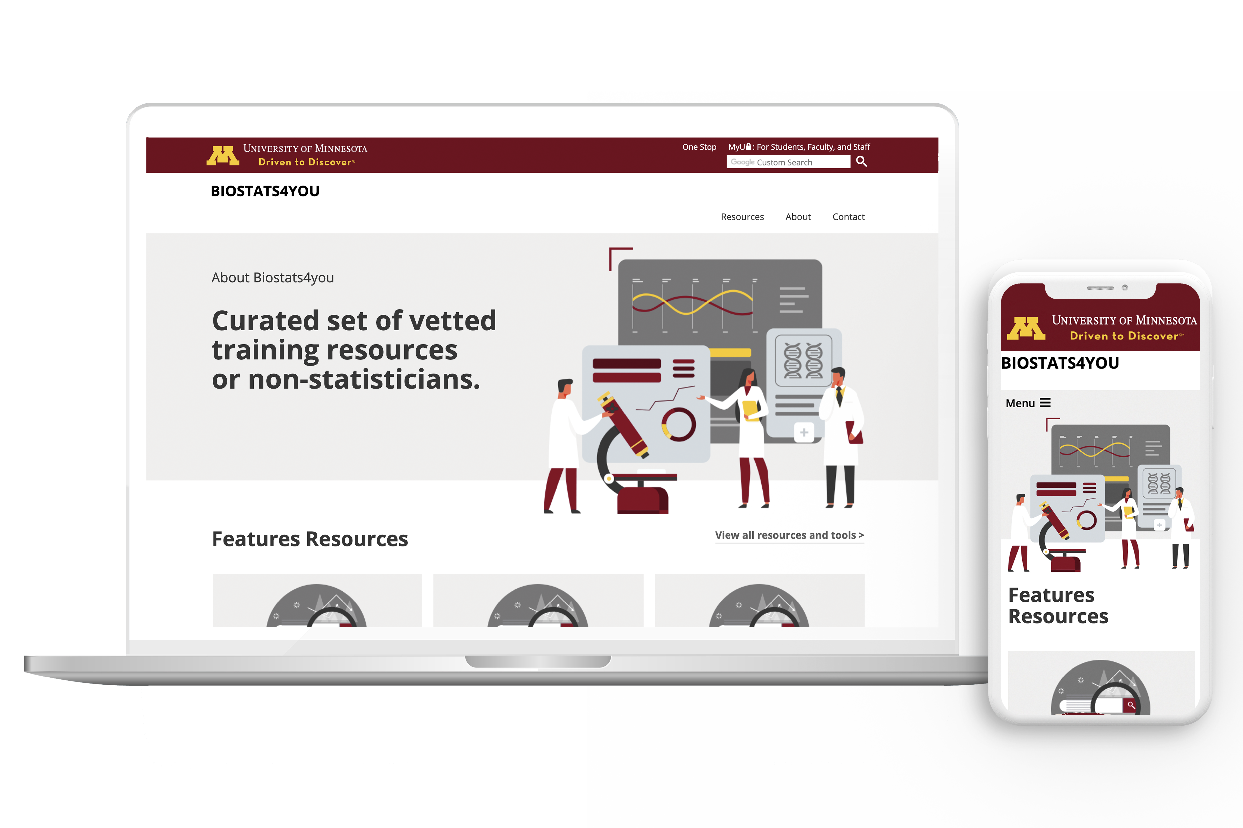 University of Minnesota Medical School - BioStats4You Website Drupal CMS